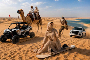 Doha: Half Day Desert Safari, Dune Bashing, Camel Ride