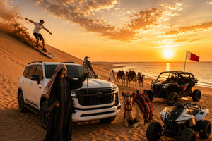 Doha: Safari, ATV, Camels, Sandboarding and Inland Sea Tour