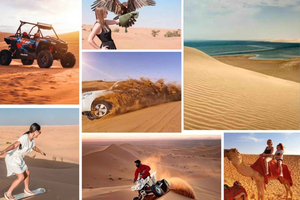 Doha: Safari, Camel Ride, Sandboarding and Inland Sea Tour