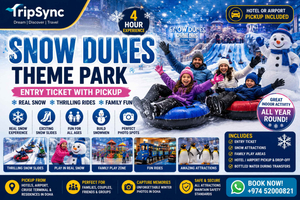 Doha: Bilet wstępu do parku rozrywki Snow Dunes z odbiorem
