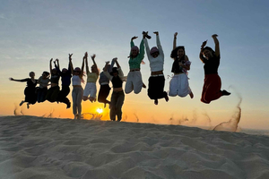 Doha: Sunset Safari, Dune Bashing, Sandboarding & Camel Ride