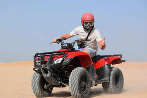 Hurghada: Desert Quad Bike, ATV, Camel Ride & Optional BBQ