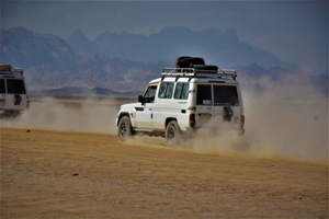 Hurghada: safari na pustyni z jazdą na wielbłądzie i kolacją z show