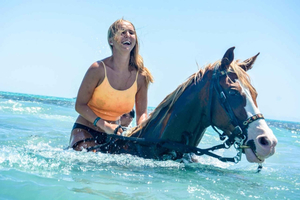 Hurghada: Desert & Sea Horse Riding Tour w/Optional Swimming