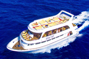 Hurghada: Elite VIP snorkeling cruise with BBQ buffet lunch