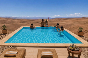 Marrakech: Agafay Desert Half-Day Pool, Camel Ride & Lunch