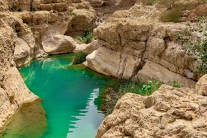 Oman: wędrówka i pływanie w Wadi Shab