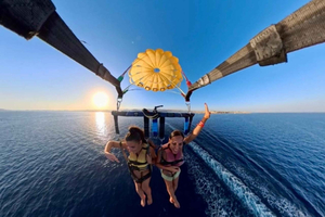 Parasailing Adventure over the Red Sea