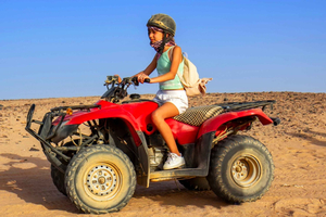 Quad Biking, Camel Ride & Bedouin Dinner.