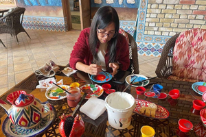 Samarkand: Paint Ceramics in Uzbek Iconic Motifs Workshop