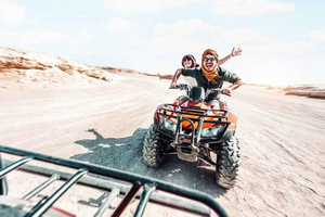 Sharm El-Sheikh: ATV Desert Morning Quad Safari w/Sandboard