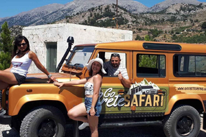 South Crete: Sarakinas Gorge Hike, Swim & Jeep Safari