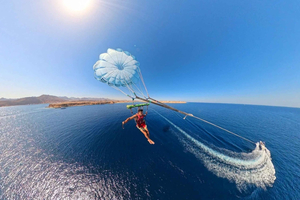 Szarm el-Szejk: najlepszy parasailing, przejażdżki, lunch i odbiór