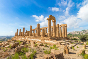 Agrigento: Billett til Templenes dal og app med lydguide