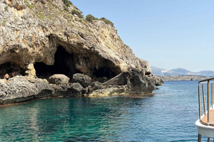 Boat excursion between Cinisi and the Gulf of Castellammare