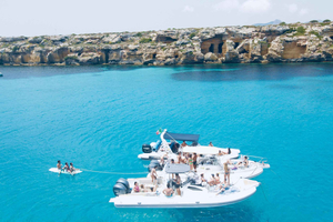 Boat tour of Favignana and Levanzo from Trapani