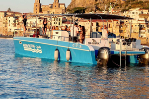 Catamaran Tour: discover the Cefalù coastline.