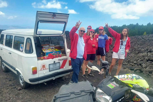 Excursion etna in FIAT CROSS 4X4 scarpe e giacche gratis