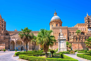 Vanuit Catania: Palermo en Monreale met audiogids