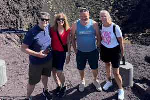 From fire to wine: Etna walking tour and wine tasting with pick-up