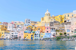 Fra Napoli: Transport til Procida med båttur rundt øya