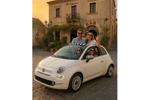 Godfather Savoca: Private Fiat 500 Cabriolet Experience with Host