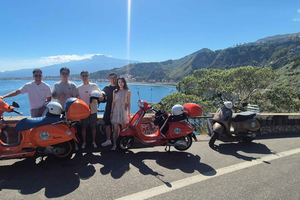 Panoramic Vespa tour of Taormina, Castelmola, and White Lotus locations