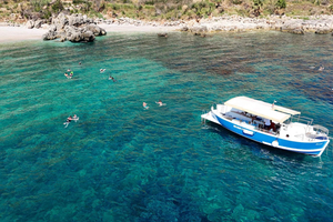 San Vito Lo Capo: Boat Trip with 3 Swimming Stops and Snacks
