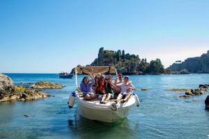 Taormina Boat Tour: Caves, Isola Bella, and Turquoise Waters
