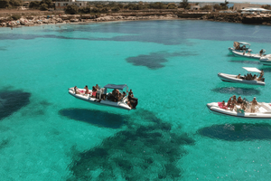 Tour in barca isole Egadi: Favignana e Levanzo con Pranzo