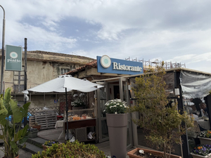 Piatto Ristorante Capomulini vista mare