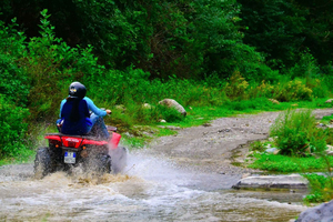 Taormina or Giardini Naxos: Off-Road ATV Tour of Mount Etna