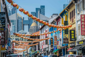 Singapura: Carta Romântica dos Primeiros Imigrantes de Chinatown