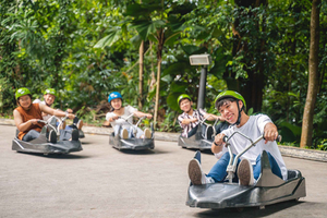 Singapura: Skyline Luge e AltitudeX Indoor Skydiving