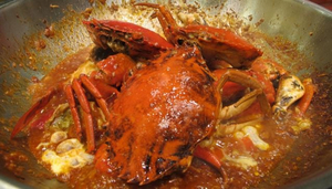 Minha Cozinha de Destino em Singapura - Caranguejo de Chilli