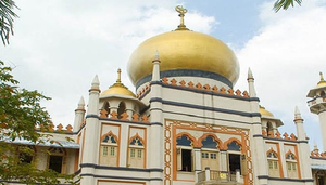 Tempel i överflöd i Singapore