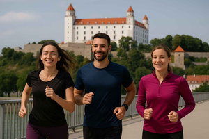 Bratislava: Running Tour with Old Town & Castle Views