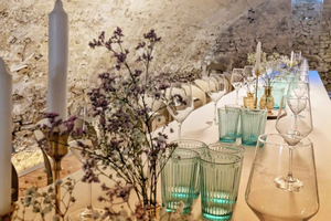 Modra: Local wine tasting in 16th century cellar