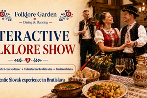 Slovak Folklore Interactive Show & Dinner in Bratislava