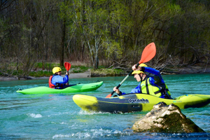 Bled: kayaking trip on the river Sava