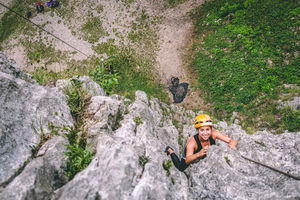 Bled: Klatreeventyr på klippe