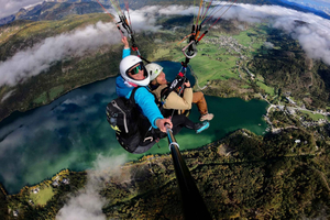 Bohinj: Tandem Paragliding Experience with Gondola Ride