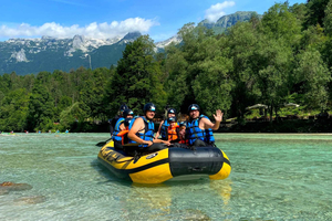 Bovec: Kinder Rafting on Soča River from 4years +FREE photos