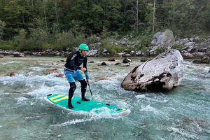 Bovec: Koskella melonta suppilaudalla