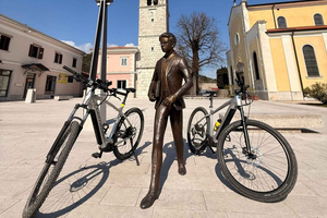 Fra Divača: Heldagsoplevelse på elcykel i Karst i Slovenien