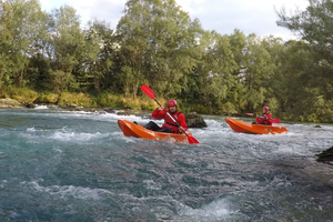 Från Bled: Kajakpaddling på floden Sava Dolinka med transfer