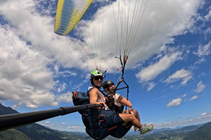 Golte: vuelo tándem en parapente con recogida opcional in situ