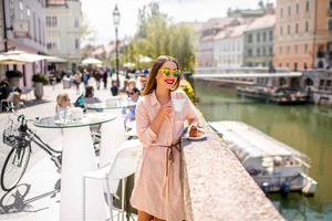 Ljubljana: fotoshoot met herfst- en kerstverlichting met een local