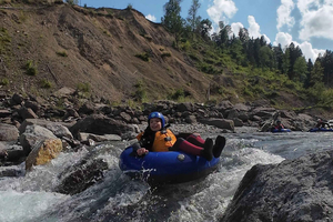 Tubing-eventyr på Savinja-floden med fotos og videoer