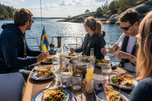 Tour en yate por el archipiélago de Estocolmo | Visita a la isla y almuerzo